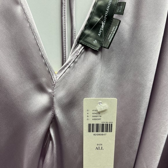 Anthropologie Light Purple Draped Dress - Picture 8 of 8